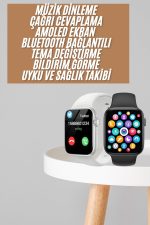 1.83 İnç Akıllı Saat Android ve İOS Uyumlu Çağrı Cevaplayabilen Adımsayar GPS Takibi - Görsel 2