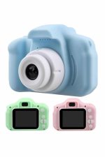 Çocuklara Özel Fotoğraf Ve Video Çeken Mini Çok Renkli Fotoğraf Makinesi - Görsel 2