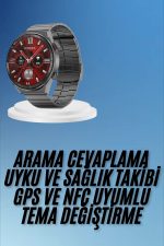 Çağrı Cevaplama Sesli Asistan Çoklu Dil Desteği 5.0 Bluetooth Akıllı Saat - Görsel 2