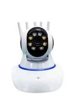 LED Aydınlatmalı 5 Antenli Motorlu 1080P Wifi Kamera Sensörlü - Görsel 2