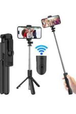 Cep Telefonu Tripod Standı Manyetik Selfie Sopa Bluetooth Uzaktan Kumandalı - Görsel 3