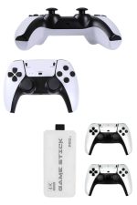 4K HD Görüntü Kaliteli Retro Game Stick 20000 Oyunlu Çift Kollu Beyaz Game Stick - Görsel 4
