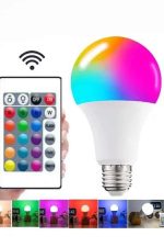 Ayarlanabilir Parlaklık RGB Led Ampul Beyaz Lamba Ve Renkli Ampul - Görsel 4