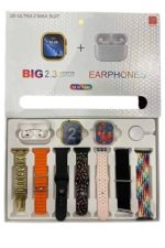 Akıllı Saat Bluetooth Kulaklık Hediyeli Bildirim Görme Sesli Görüşme Çoklu Kordon - Görsel 5