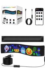 Led Panel 16*64 Led Uzaktan Kumandalı Telefon Kontrollü LED Ekran - Görsel 5