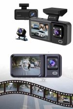 Ön ve Arka Kameralı 2 İnç 1080P Full HD DVR Araç İçi Ekran - Görsel 5