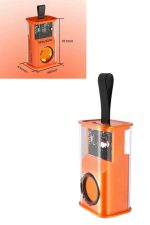 Ses Bombası Mini Işıklı Taşınabilir Bluetooth Speaker Hoparlör - Görsel 5
