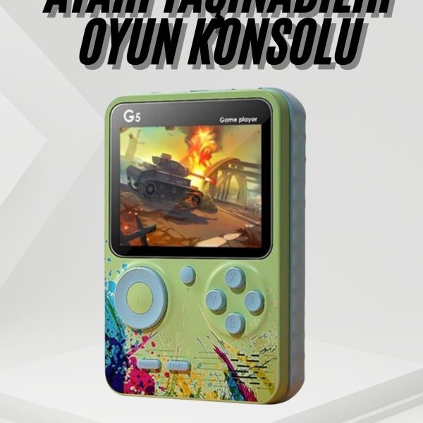 Game Box Oyun Konsolu 500 Retro Oyunlu Mini Taşınabilir 3 İnç