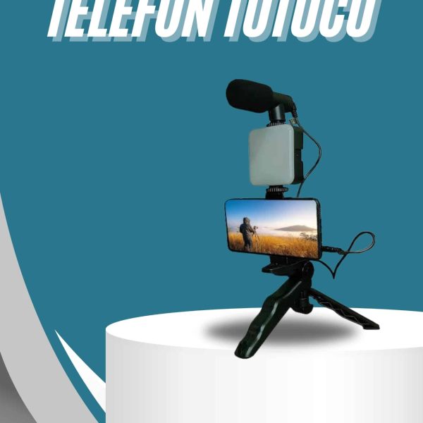Video Making Kit Telefon Tutucu Vlog Video Mini Led Işıklı