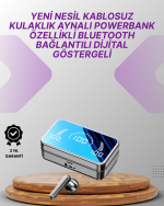 Bluetooth 5.1 Destekli  bluetooth kulaklık – ANC ve Stereo Sesli