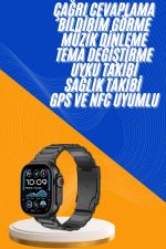 Akıllı Saat 3 Kordonlu Waterproof Adımsayar, Titreşim ve GPS Özelliği - Görsel 2