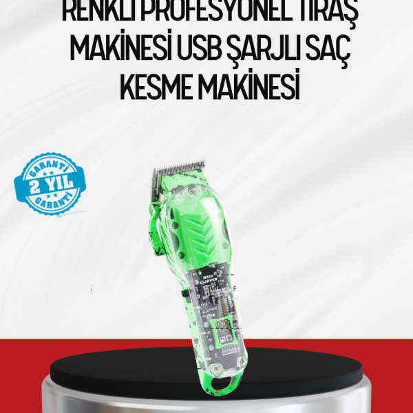 LED Ekranlı Profesyonel Erkek Tıraş Makinesi