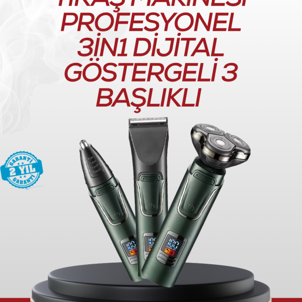 Burun, Sakal ve Saç İçin Erkek Tıraş Cihazı