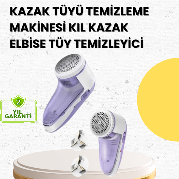 Tiftik ve Tüy Toplama Cihazı – 200ml Hazne, Kompakt Boyut