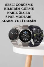 Ucuz ve Kaliteli Bluetooth Kulaklık ve Çağrı Cevaplayabilen Akıllı Saat NFC ve GPS Uyumlu - Görsel 2