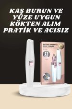 Kulak Burun ve Yüz Epilasyon Aleti ve Yüz Masaj Aleti İkili Cilt Bakım Seti - Görsel 2