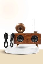 Nostaljik Radyo Bluetooth Bağlantılı Şarjlı Yüksek Ses Kaliteli - Görsel 2