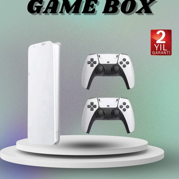 Game Box 3D Çift Oyun Kollu 4K HD Ekran 20000&apos;den Fazla Oyun Seçeneği 2.4G Kablosuz