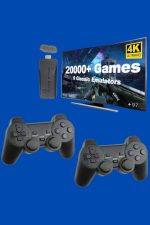 Retro Oyunlar 4k Game Stick 2.4g Kablosuz Çift Kol 3500 Oyun Atari - Görsel 2