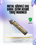 Kompakt Tasarımlı, Güçlü Motorlu Saç sakal Kesme Makinesi ve 4 Kılavuz Tarak
