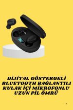 Bluetooth Kulaklık Dijital Göstergeli Yüksek Ses Kaliteli Uzun Pil Ömrü - Görsel 2