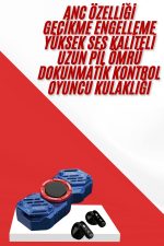 Bluetooth Kulaklık Stres Çarkı ANC Özellikli Gaming Kulaklık - Görsel 2