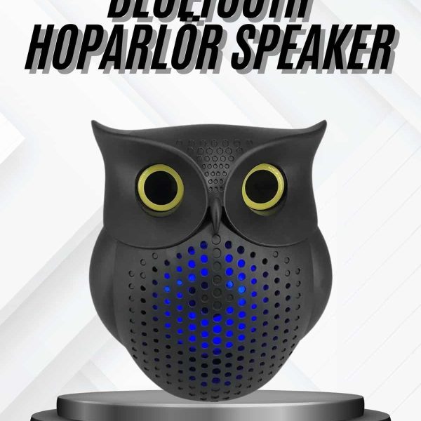 Bluetooth Hoparlör TWS Kablosuz RGB Işıklı Dekoratif Taşınabilir Baykuş