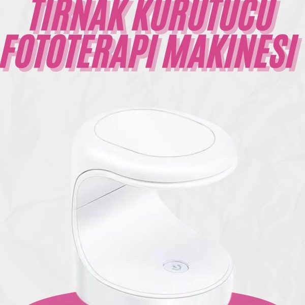 Kalıcı Oje Kurutucu Mini UV Işınlı Taşınabilir Hızlı ve Pratik Oje Kurutucu