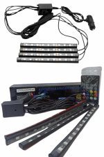 12&apos;Lİ Şerit Led Işık RGB Sese ve Müziğe Duyarlı Araç İçi Ayak Altı - Görsel 4