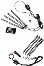12&apos;Lİ Şerit Led Işık RGB Sese ve Müziğe Duyarlı Araç İçi Ayak Altı - Görsel 5