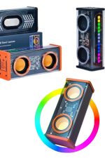 Yüksek Ses Kaliteli Kablosuz 5.0 Bluetooth Hoparlör RGB Işıklı - Görsel 4