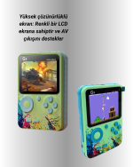 500 Oyun Hafızalı G5 Game Box – Renkli LCD Ekranlı - Görsel 4