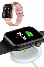 Pembe Akıllı Saat 49mm iOS & Android Uyumlu Arama Özellikli - Görsel 3