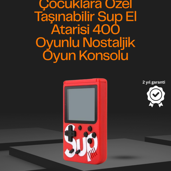 TV Bağlantılı Şarjlı Retro Oyun Konsolu