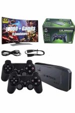 2.4g Uyumlu Kablosuz Çift Kol Atari Retro 20000 Oyun Game Stick - Görsel 3