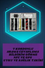 Yeni Model Akıllı Saat ve Kulaklık Kampanyası Nabızz Ölçer Bluetooth Bağlantılı Uzun Pil Ömrü - Görsel 3