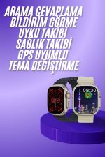 Akıllı Saat Bluetooth Bağlantılı Uyku ve Sağlık Takibi - Görsel 2