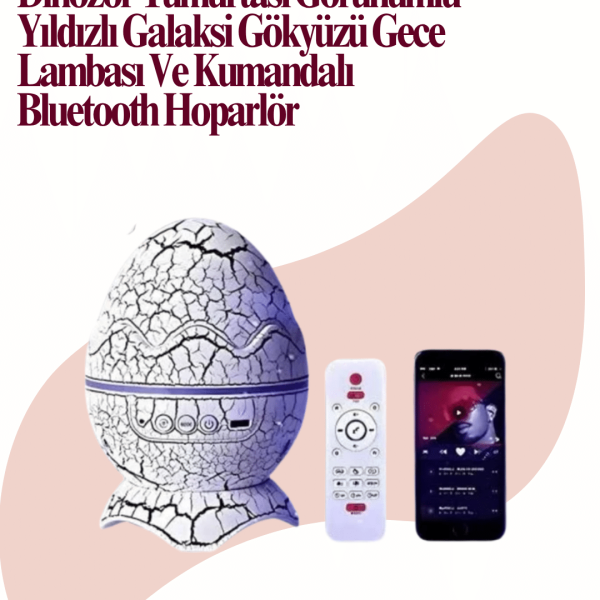 Uzaktan Kumandalı, USB Girişli, Döner Projektör Lamba