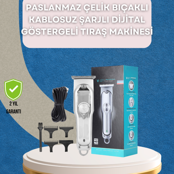 Saç ve Sakal Kesme Makinesi – Şarjlı, Profesyonel Performans, Ayarlanabilir Uzunluk