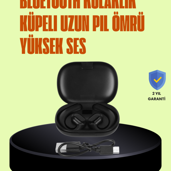 13 mm Sürücü Teknolojisiyle Yüksek Ses Kalitesi – Klipsli Spor Kulaklık