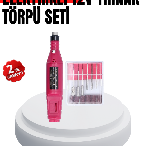 Kalem Tipi Sessiz Manikür Pedikür Cihazı