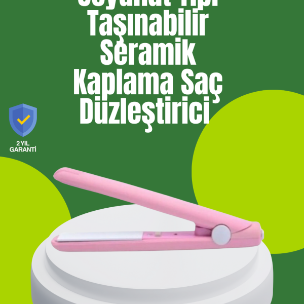 Yüzer Plakalı Kompakt Bukle Maşası – Elastik Tutuculu, Saç Dostu Profesyonel Tasarım