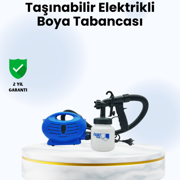 Boya Tabancası – Yatay, Dikey ve Köşe Püskürtme Seçenekli