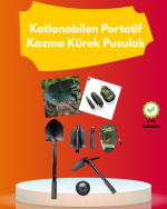 Bahçe ve Doğa Kullanımı için Metal Saplı Çok İşlevli Kürek – Anti-Kayma Tasarım