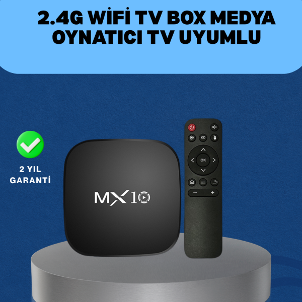 4K Medya Kutusu HDMI-USB Bağlantılı Android TV Çözümü