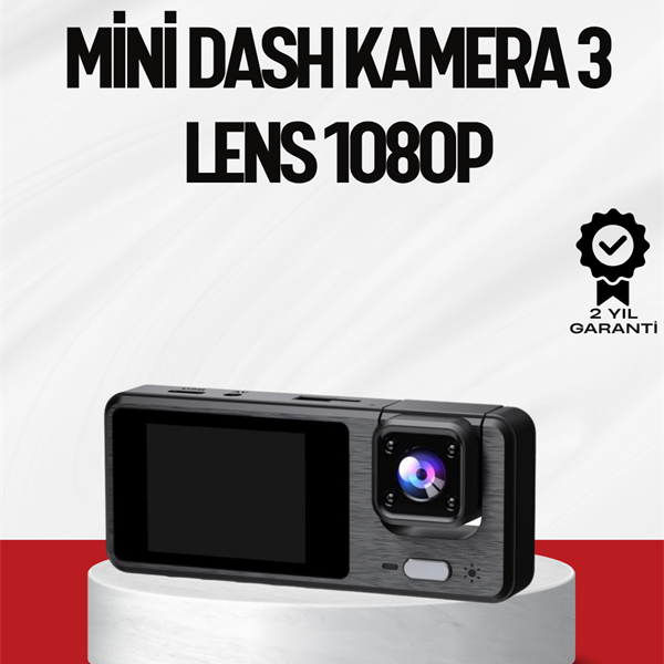 3 Kameralı DVR Araç Kamerası – Tam Güvenlik, Tam Kapsama
