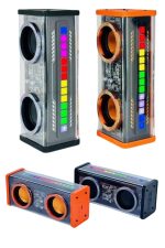 Yüksek Ses Kaliteli Kablosuz 5.0 Bluetooth Hoparlör RGB Işıklı - Görsel 5