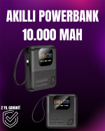3&apos;ü 1 Arada Akıllı Cihaz: Saat, Powerbank, Hoparlör – 10.000 mAh