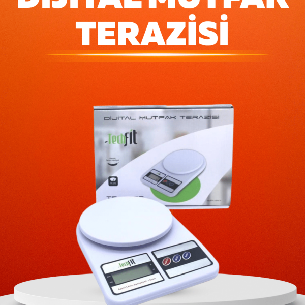 Pratik ve Şık Tasarımıyla Dijital Mutfak Tartısı