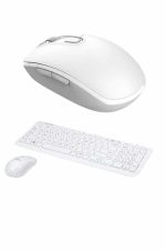 Kablosuz Klavye Mouse Seti Beyaz Q Klavye Tüm Cihazlara Uyumlu - Görsel 4